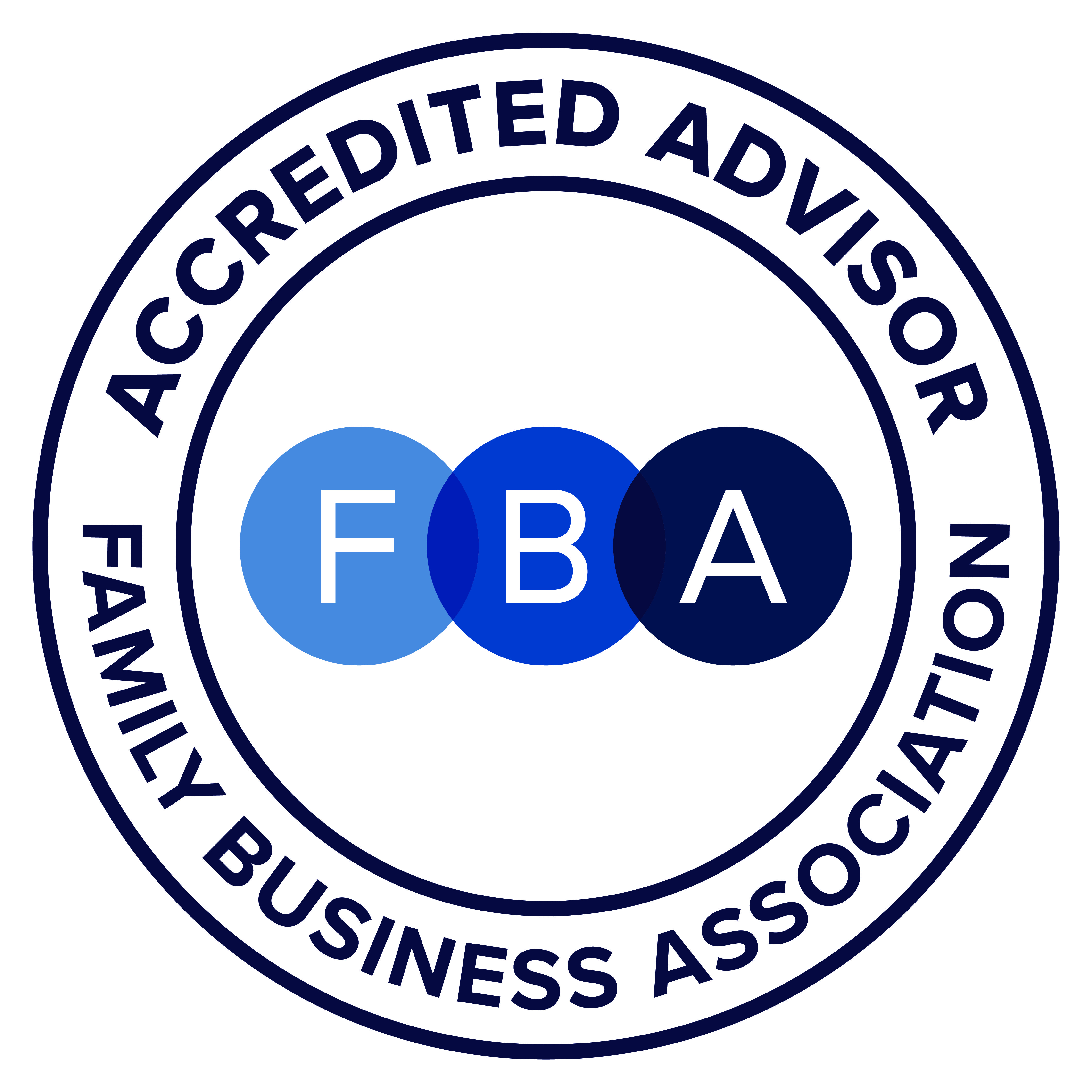family business association accredited advisor logo